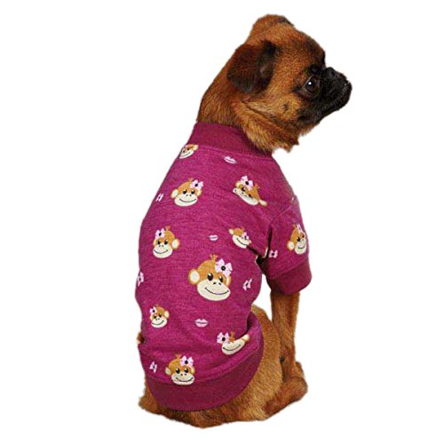 East Side Collection ZM3487 24 14 Monkey Business Tee for Dogs, X-Large, Tiff