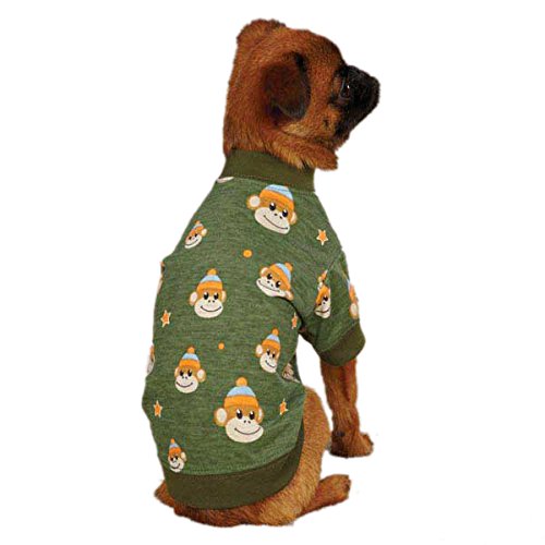 East Side Collection Polyester/Cotton Monkey Business Dog Tee, X-Large