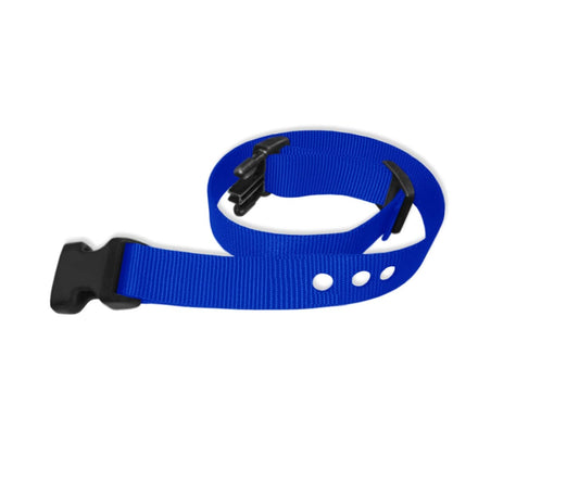 Grain Valley 1 Replacement Strap 3 Consecutive Hole, Color: Blue. Sold Per Each. Fits Most PetSafe