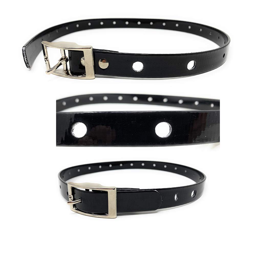 Sparky Pet Co Waterproof Black High Flex Receiver Replacement Strap with 2 Holes