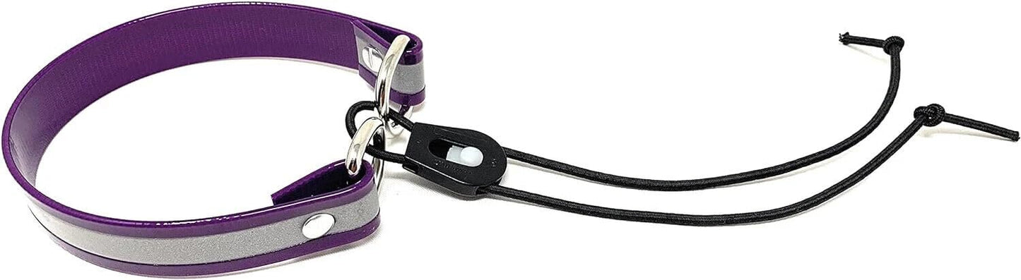 Reflective Purple Surefit ECollar Replacement Strap Bungee Secure Nexus Wheel Lock 3/4"