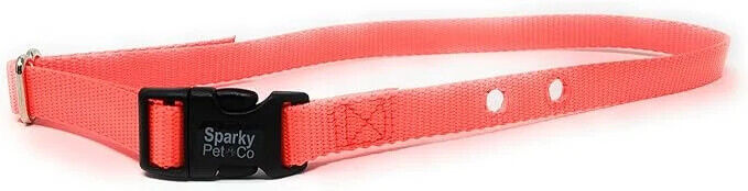 E Collar Replacement Strap IF 3/4" Nylon 2 Hole 1 5/8" Solid NylonCompatible