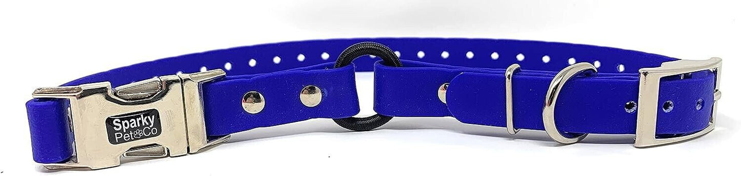 Sparky Pet Co - 1" Zeus Biothane ECollar Replacement Strap - Bungee Loop Dog Collar