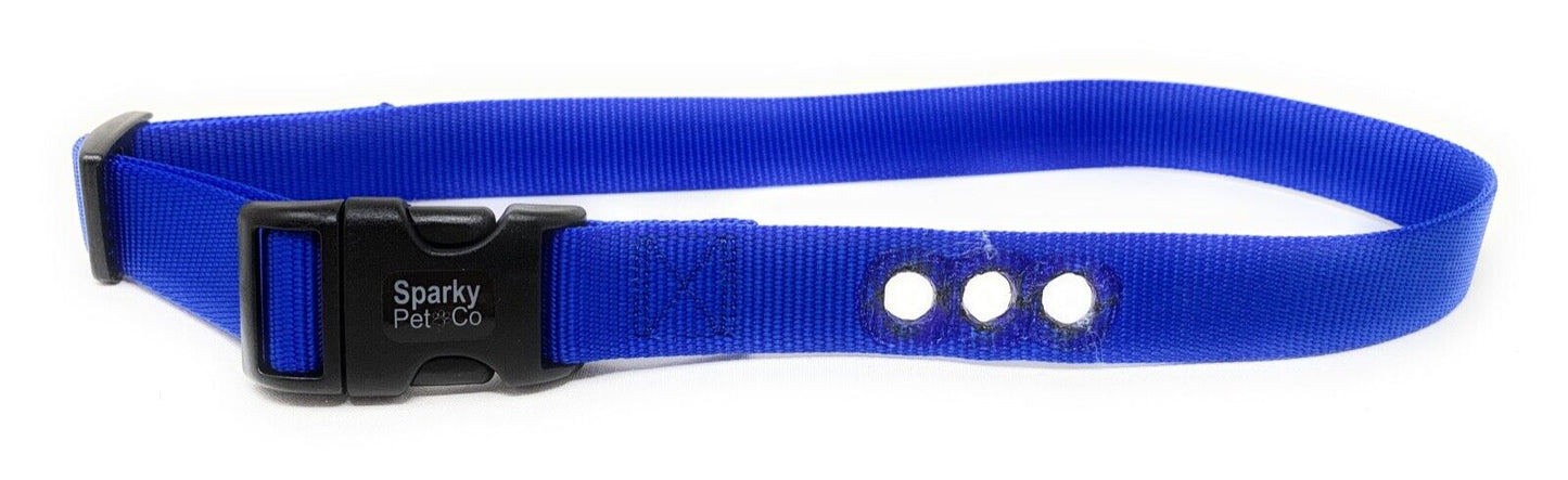 E collar  1" Replacement Strap Fits all Bark Collars-RFA 48 7 COLORS