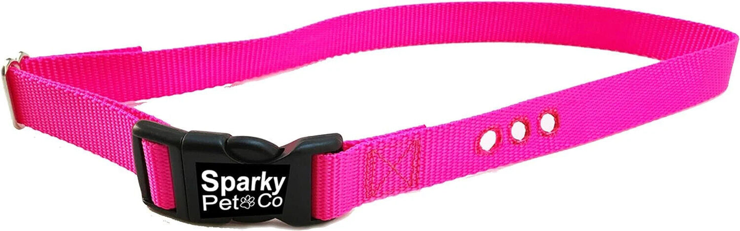 Sparky Pet Co - 3/4" Universal Nylon 3 Consecutive Hole Dog Collar for Remote Trai