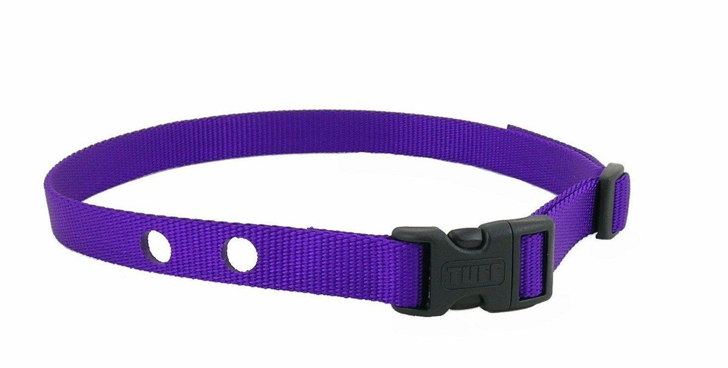 Pet Stop 1" Replacement Universal Nylon 2 Hole 1.25"  Strap  NEW All Colors