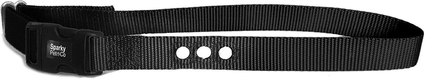 Sparky Pet Co - 3/4" Universal Nylon 3 Consecutive Hole Dog Collar for Remote Trai