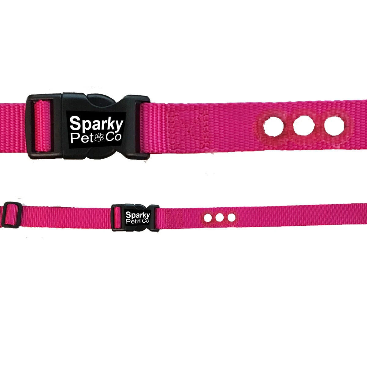 Sparky Pet Co - 3/4" Universal Nylon 3 Consecutive Hole Dog Collar for Remote Trai