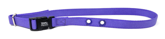 3/4" 2 Hole Nylon Replacement Receiver Strap 1.25 Between Holes Purple