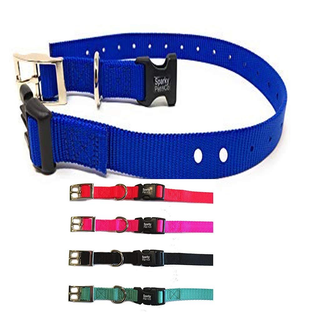 Sparky Pet Co E Collar 3/4" Quick Snap Double Buckle Replacement Dog Strap with