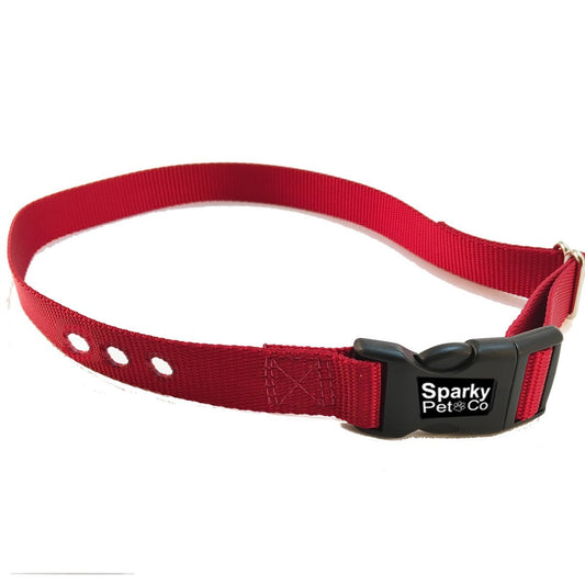 Sparky Pet Co Dog Fence Receiver Heavy Duty 3/4" Nylon 3 Hole Replacement Strap,