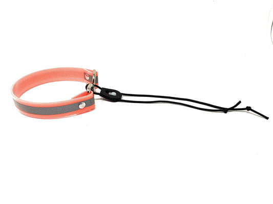 Sparky Pet Co - ECollar Replacement Strap -Black Surefit- Waterproof - Adjustable - Secure Nexus Wheel Lock - for Electronic Training & Invisible Fence Systems - 1" (Reflective Orange)