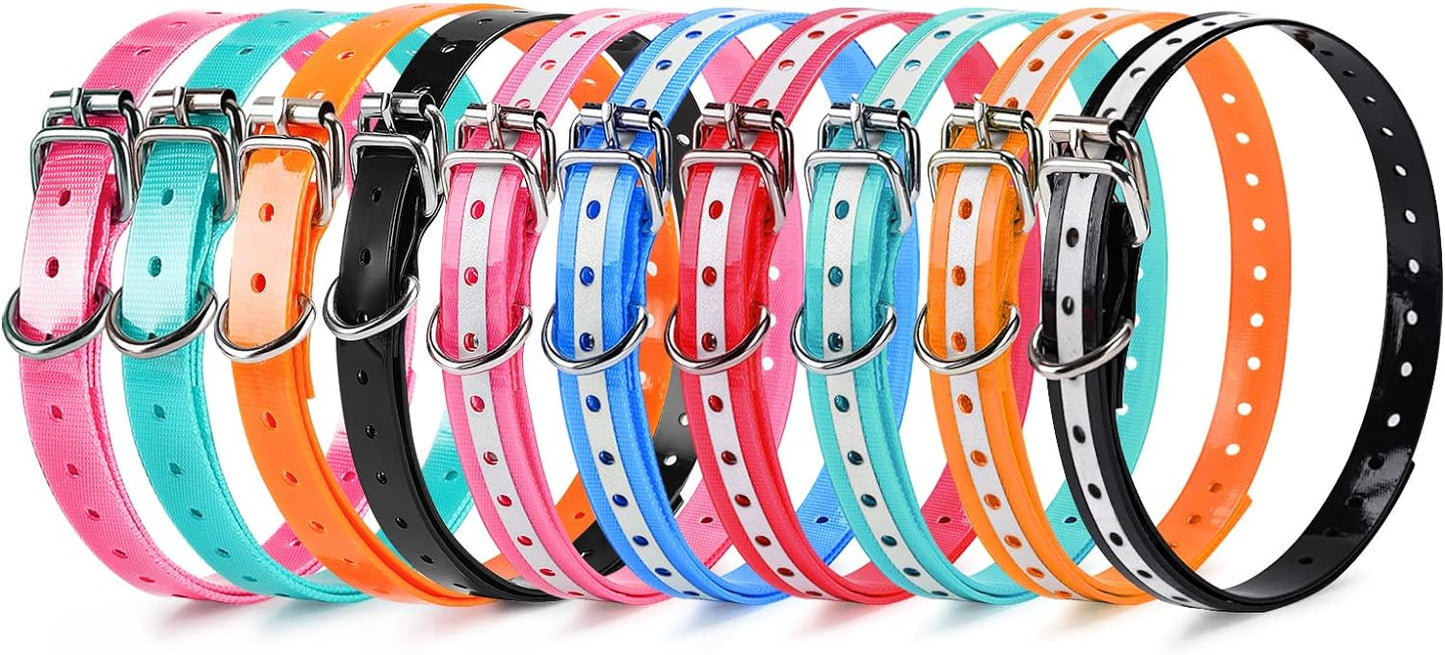 Sparky Pet Co 3/4" 2 - Pink Reflective Roller Buckle High Flex Dog Strap