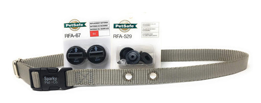 2 Batteries per Pack RFA 529 Refresh Contact Lit 3/4" Nylon Strap 2 H 1.25" Grey