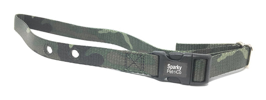 Sparky Pet Co 3/4-inch Heavy Duty 3/4" Nylon 2 Hole 1.25" Replacement Strap