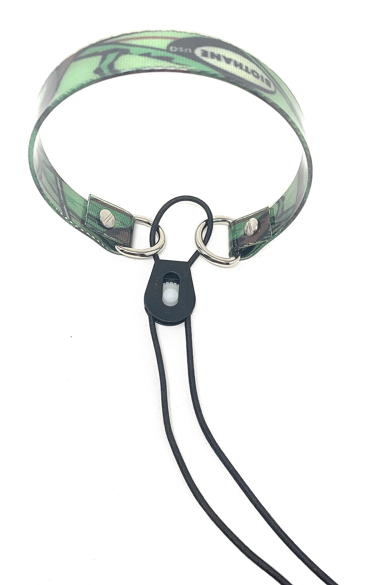 Camo High Flex E Bungee Surefit E Collar Strap 1" Edge, 1900 NCP, YS 600 (Green/Grey)