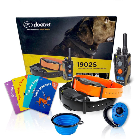 Dogtra 1902S Two Dog Remote Training Collar - 3/4 Mile Range, Rechargeable,