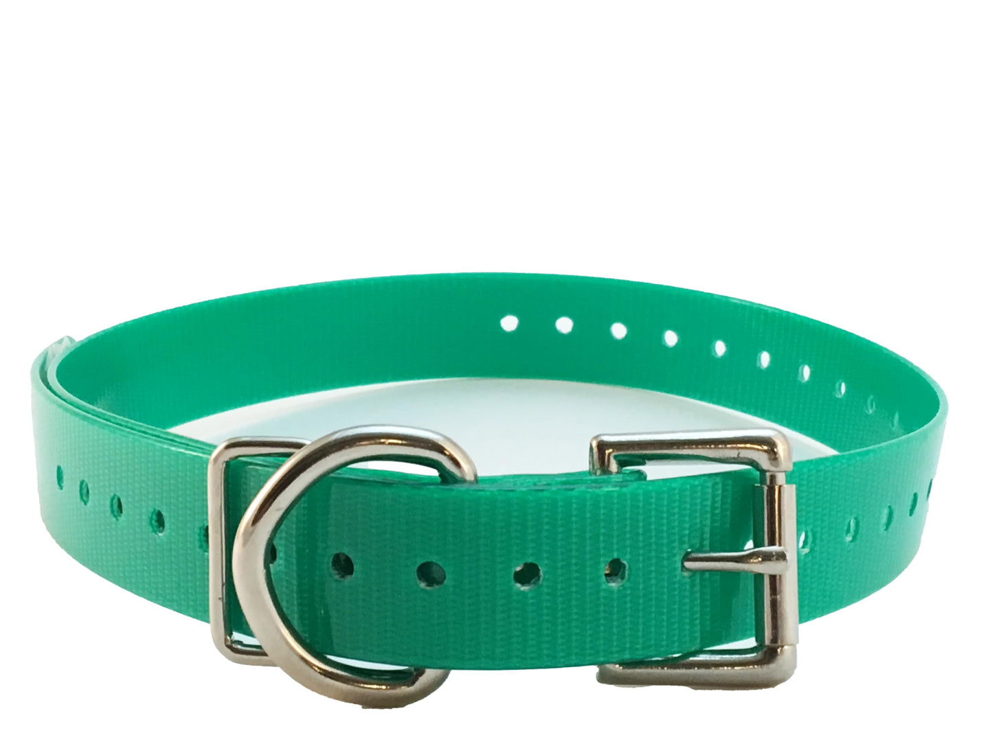 Sparky Pet Co High Flex 1" Roller Buckle Replacement Strap Green