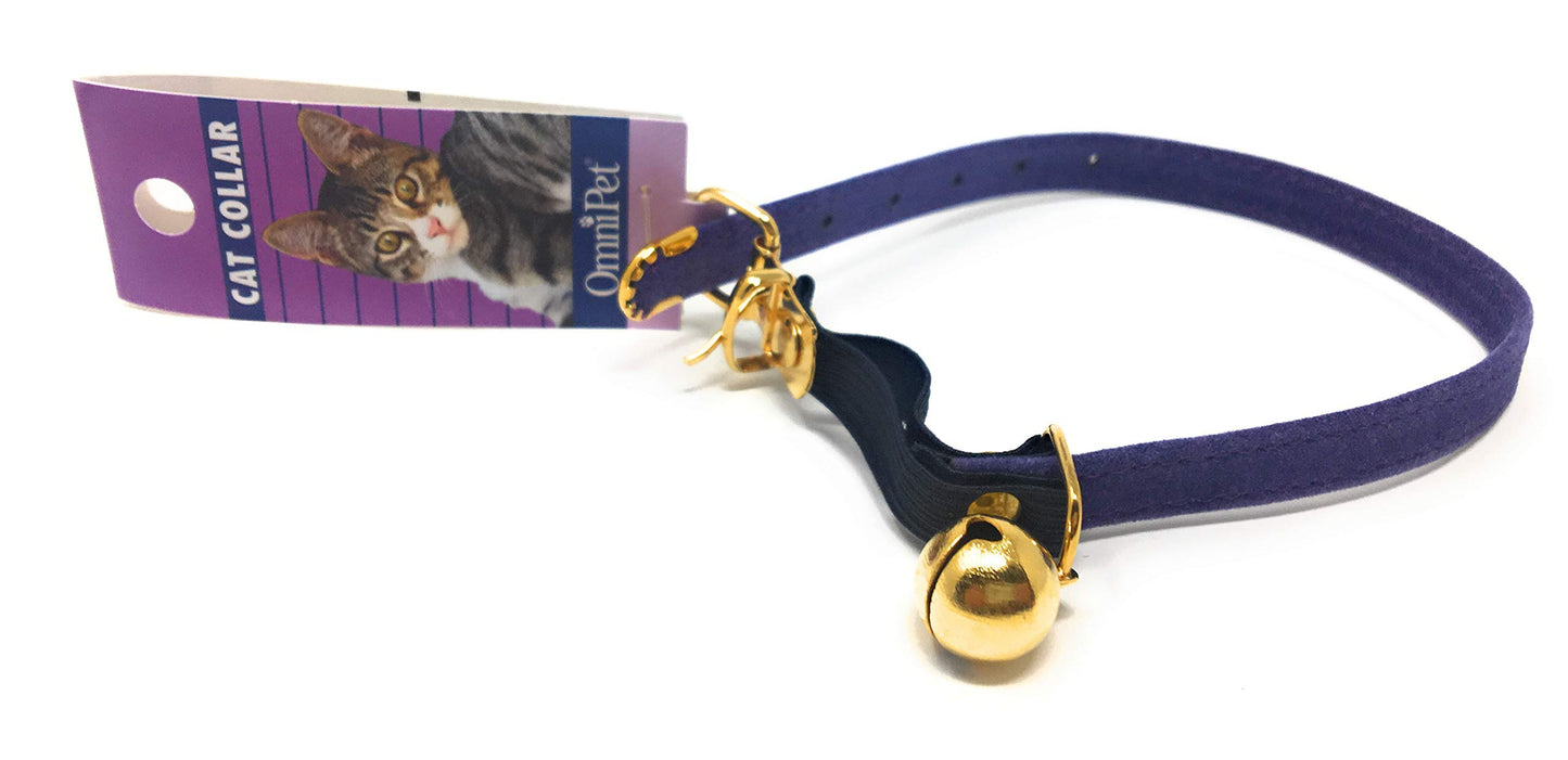 Leather Brothers 3/8" Omni 9-11" CAT Safety Escape Collar with Gold Bell