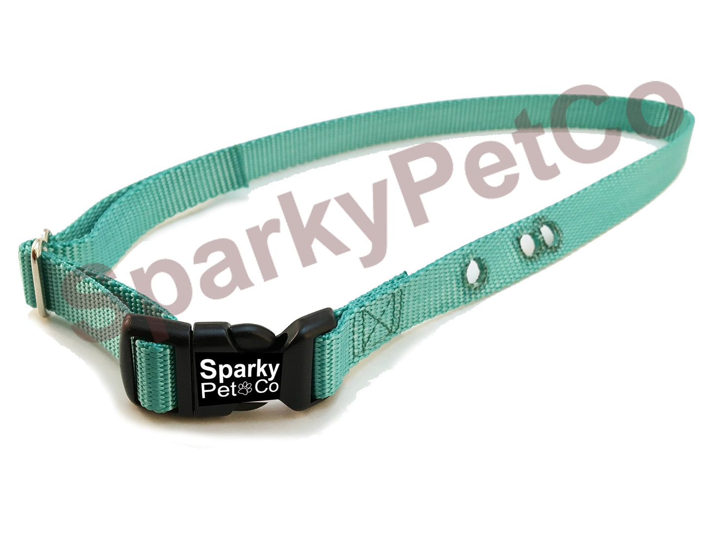 Sparky Pet Co IF Compatible 3/4" BC103 Replacement Bark Collars, Teal Green