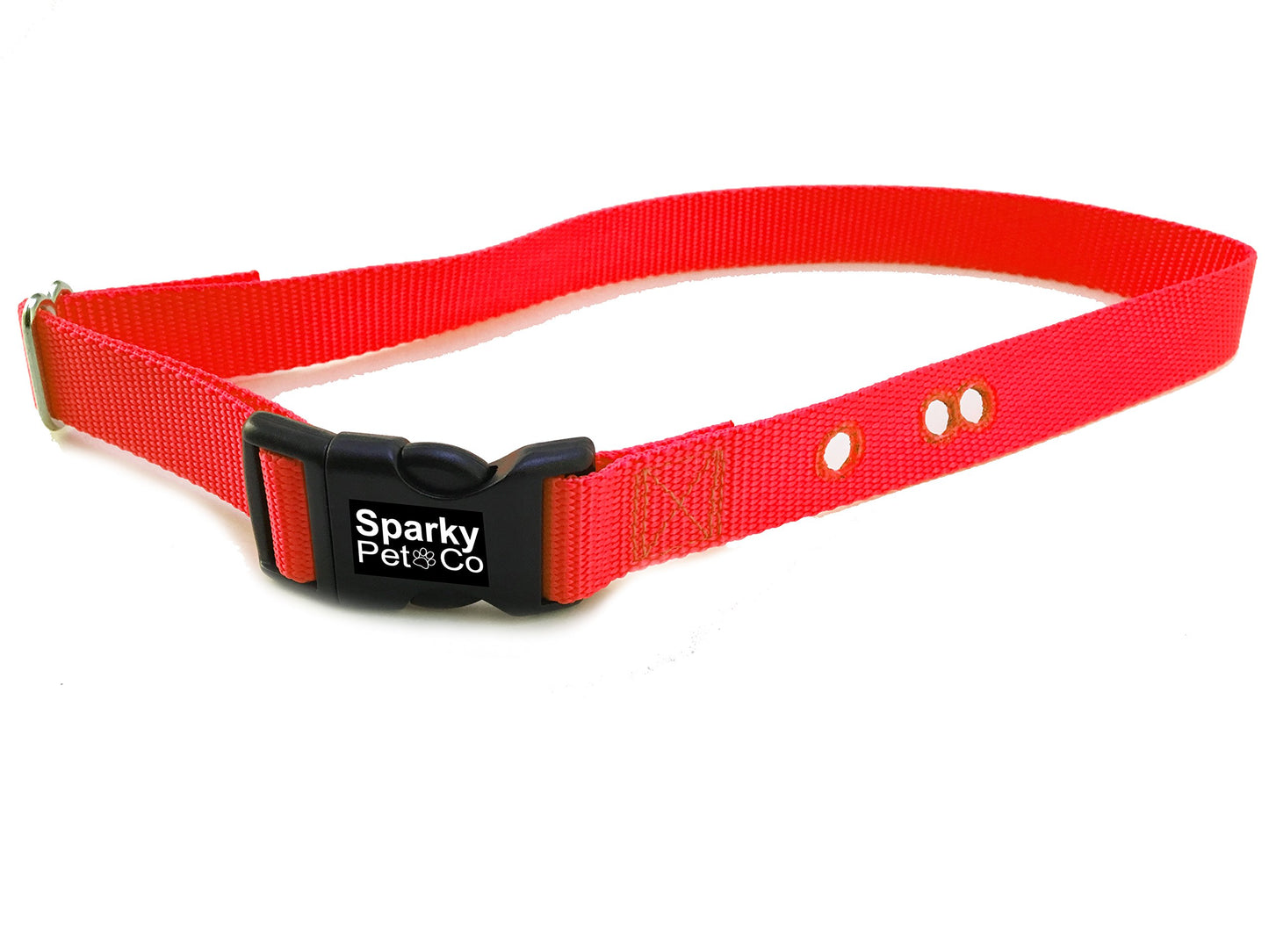 Sparky Pet Co 1" Replacement Bark Collars and 2 RFA 67D Batteries, Neon Orange