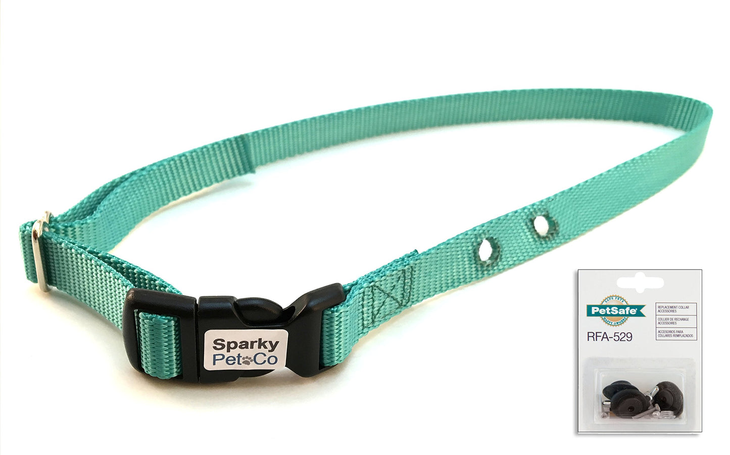 Sparky Pet Co 2-2 RFA-41 3/4" Teal Straps and 1-529 Refresh Kit