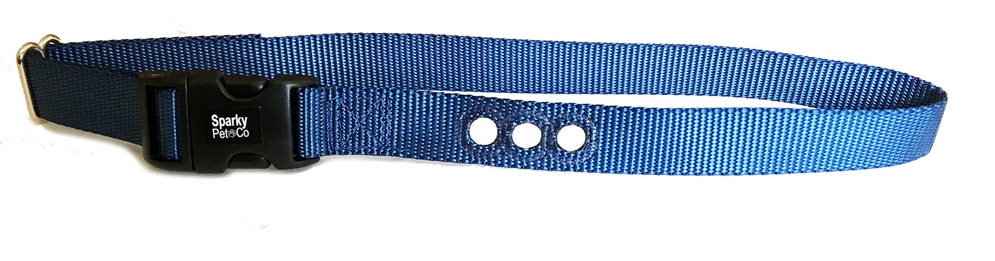 Sparky Pet Co Universal Nylon 3/4" 3-Consecutive Hole Dog Strap For Remote