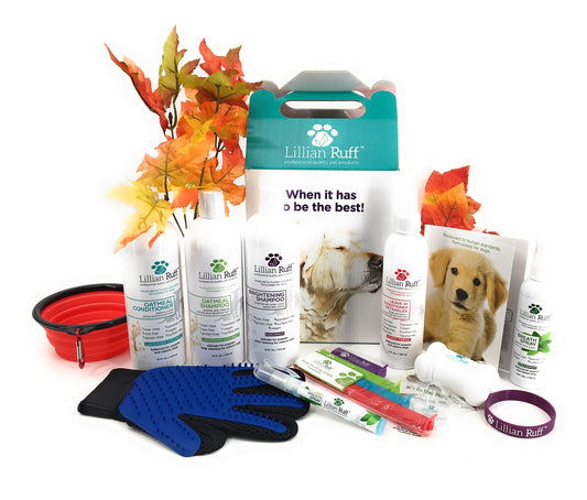 Sparky Pet Co Clean Up Dog Bundle of Fall Needs- 12 Items