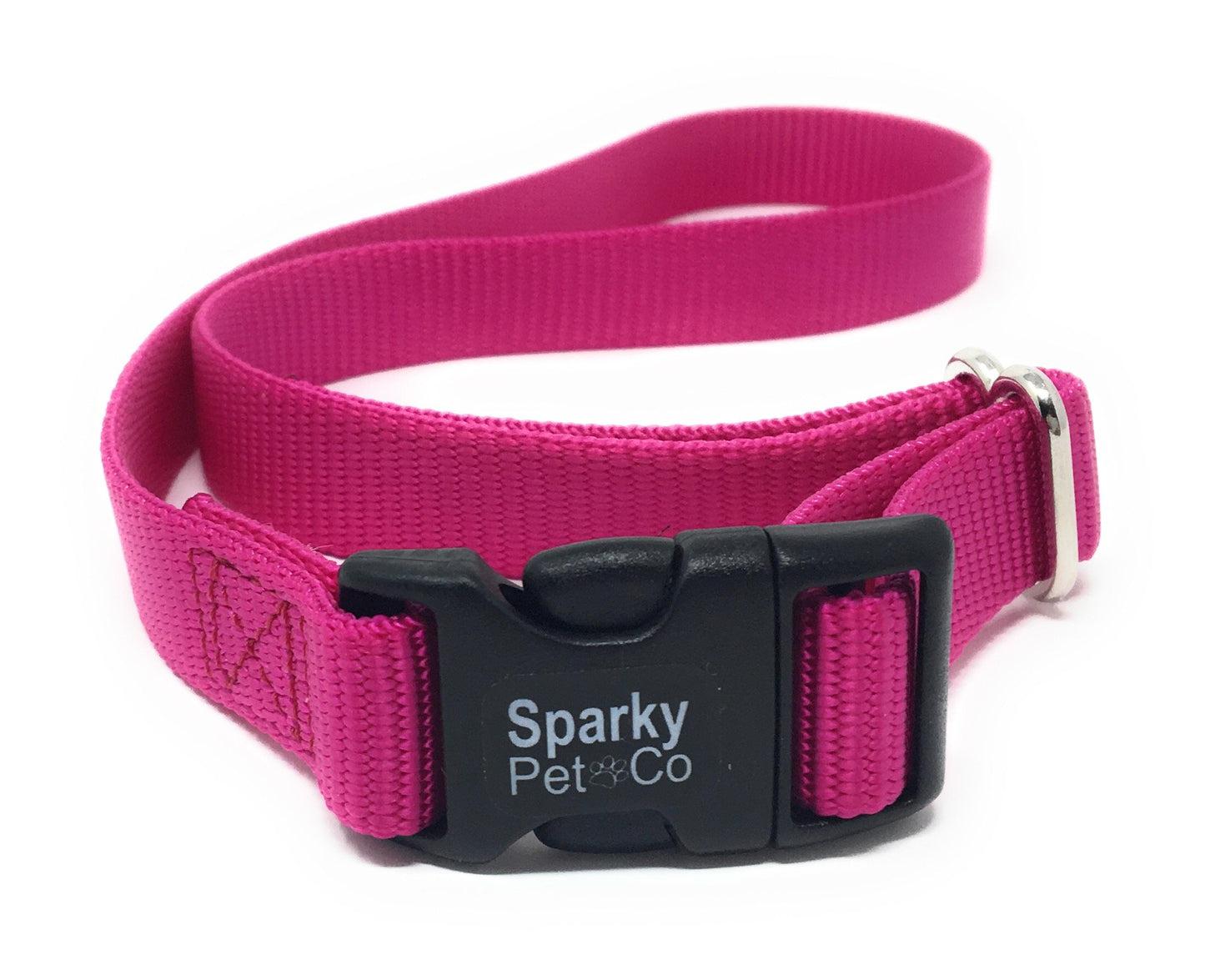 Sparky Pet Co 3/4" Universal Clip-N-Go Adjustable Nylon Dog Collars