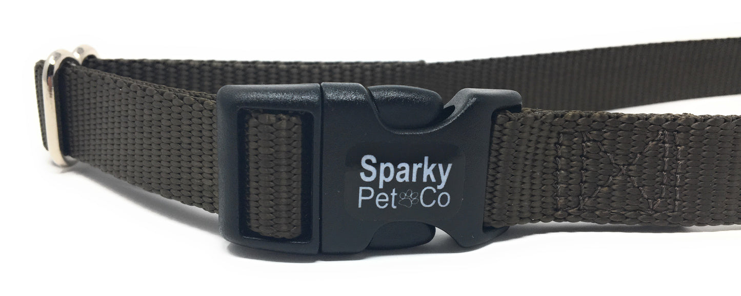 Sparky Pet Co 3/4" Solid Nylon Receiver Replacement Strap for YardMax - Brown