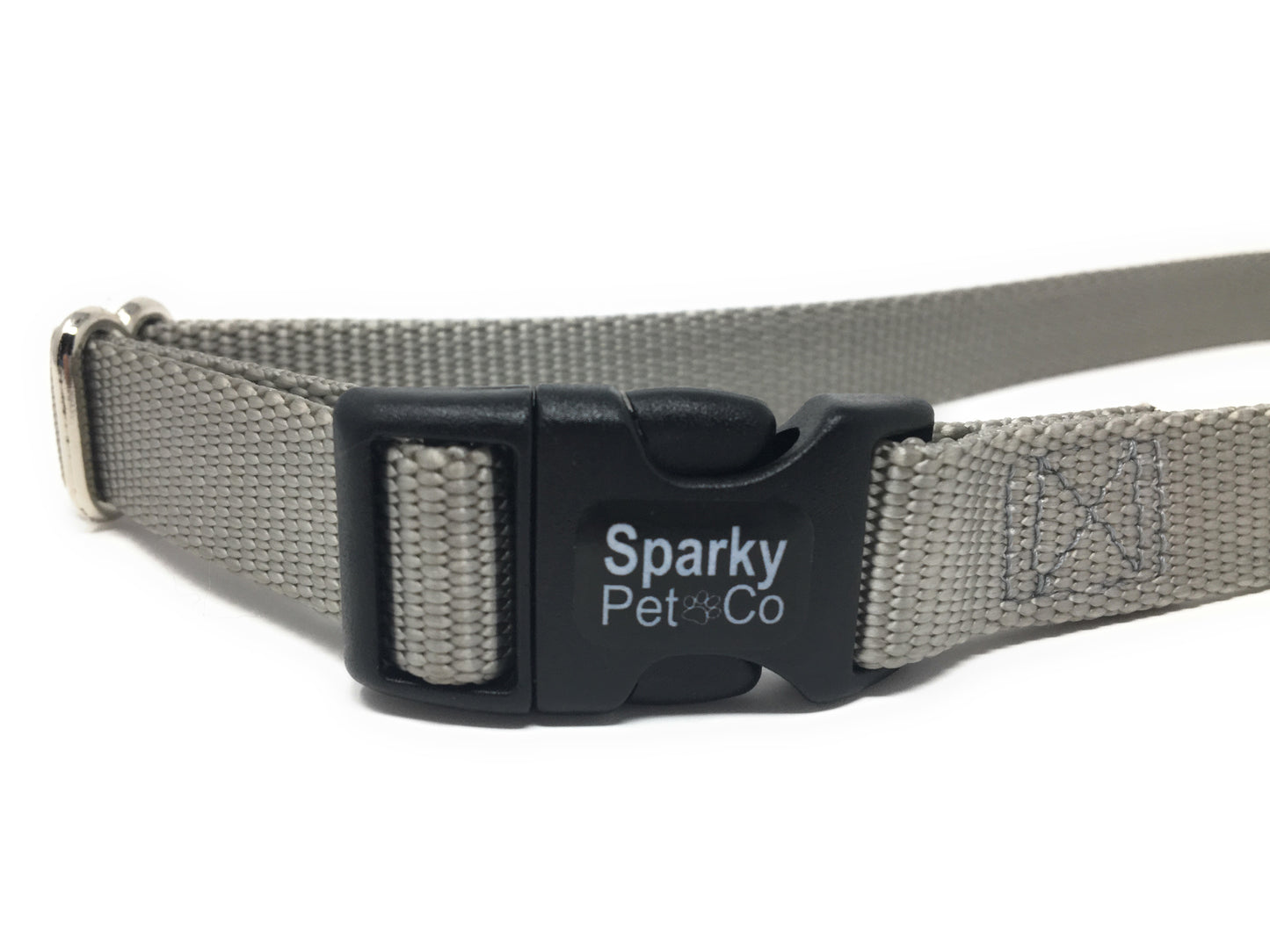 Sparky Pet Co 3/4" Nylon Solid Dog Fence Receiver Replacement Strap - Grey