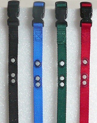 (4) - 1" Nylon Dog -Standard-Bark-Control-Collars 3 Non Consecutive (Bundle)