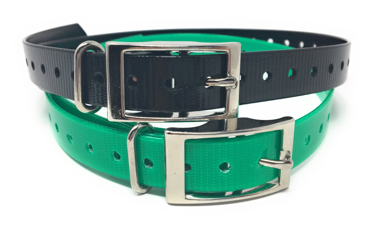 Sparky Pet Co 3/4" Square Buckle High Flex Strap Dogtra, E Collar - Green