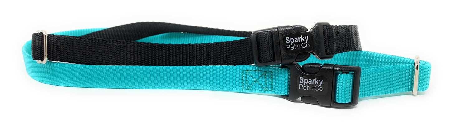 Sparky Pet Co 3/4" Solid Nylon Receiver Replacement Strap for Stubborn Dogs - Teal