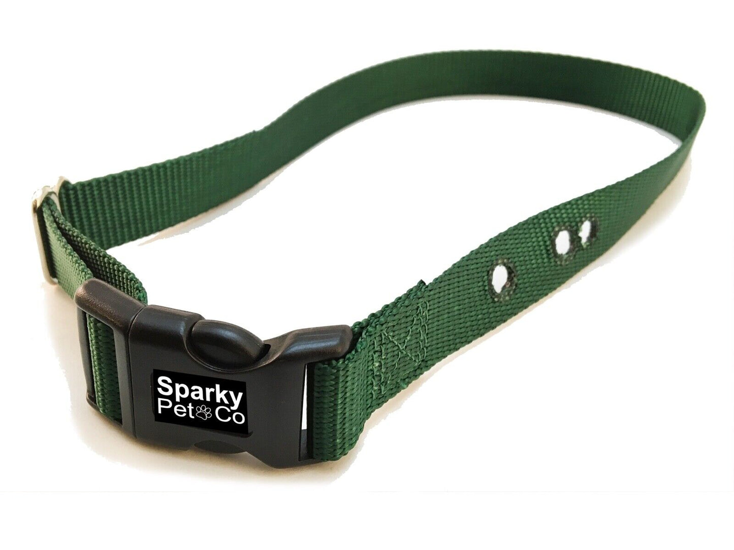 Sparky Pet Co IF Compatible 1" Replacement Bark Collars, 3 Non Consecutive - Green