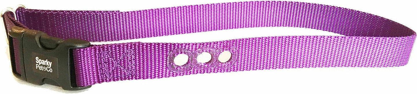 Sparky Pet Co - 3/4" Universal Nylon 3 Consecutive Hole Dog Collar for Remote Trai