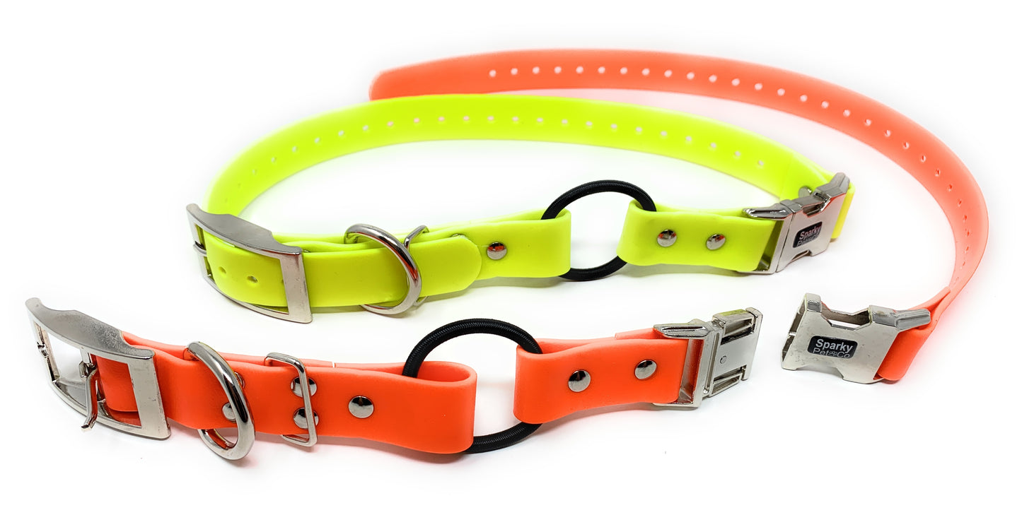 Sparky Pet Co - 3/4" Zeus ECollar Replacement Strap - Bungee Loop Dog Collar Biothane