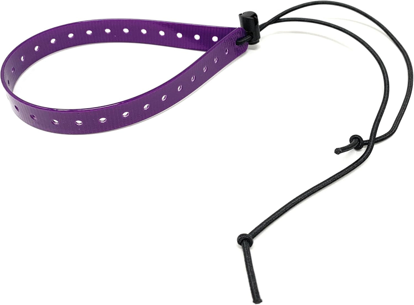 Small Neck Dog Replacement GPS ECOLLAR Bungee Multi Hole High Flex Surefits 3/4" Purple