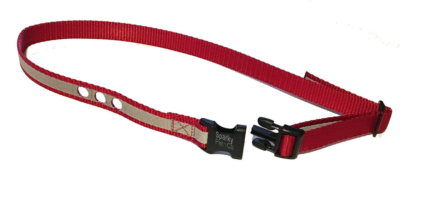 Sparky Pet Co - 3/4" Universal Nylon 3 Consecutive Hole Dog Collar for Remote Training