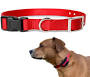 Sparky Pet Co - ECollar Replacement Strap - Easy Release Double Buckle Dog Collar - Rugged Nylon - Adjustable - D Ring - Quick Release Metal Clasp - for Invisible Fence Systems - 3/4" x 24"- Red