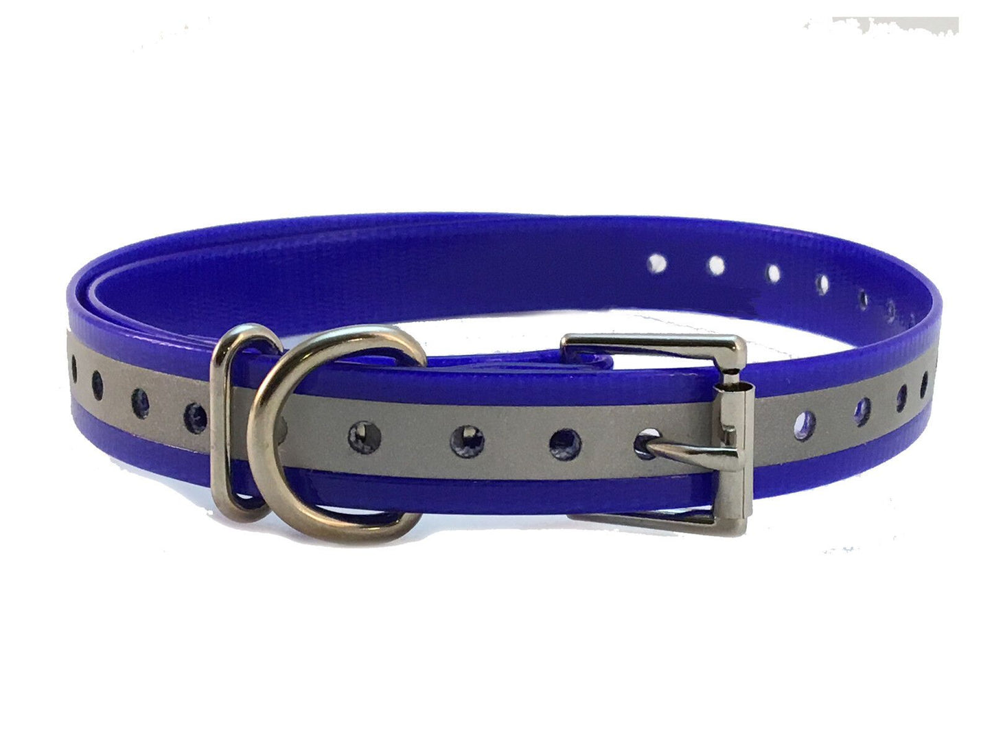 Sparky Pet Co 3/4 inch E Collar Reflective  Replacement Dog Strap- 7 Colors