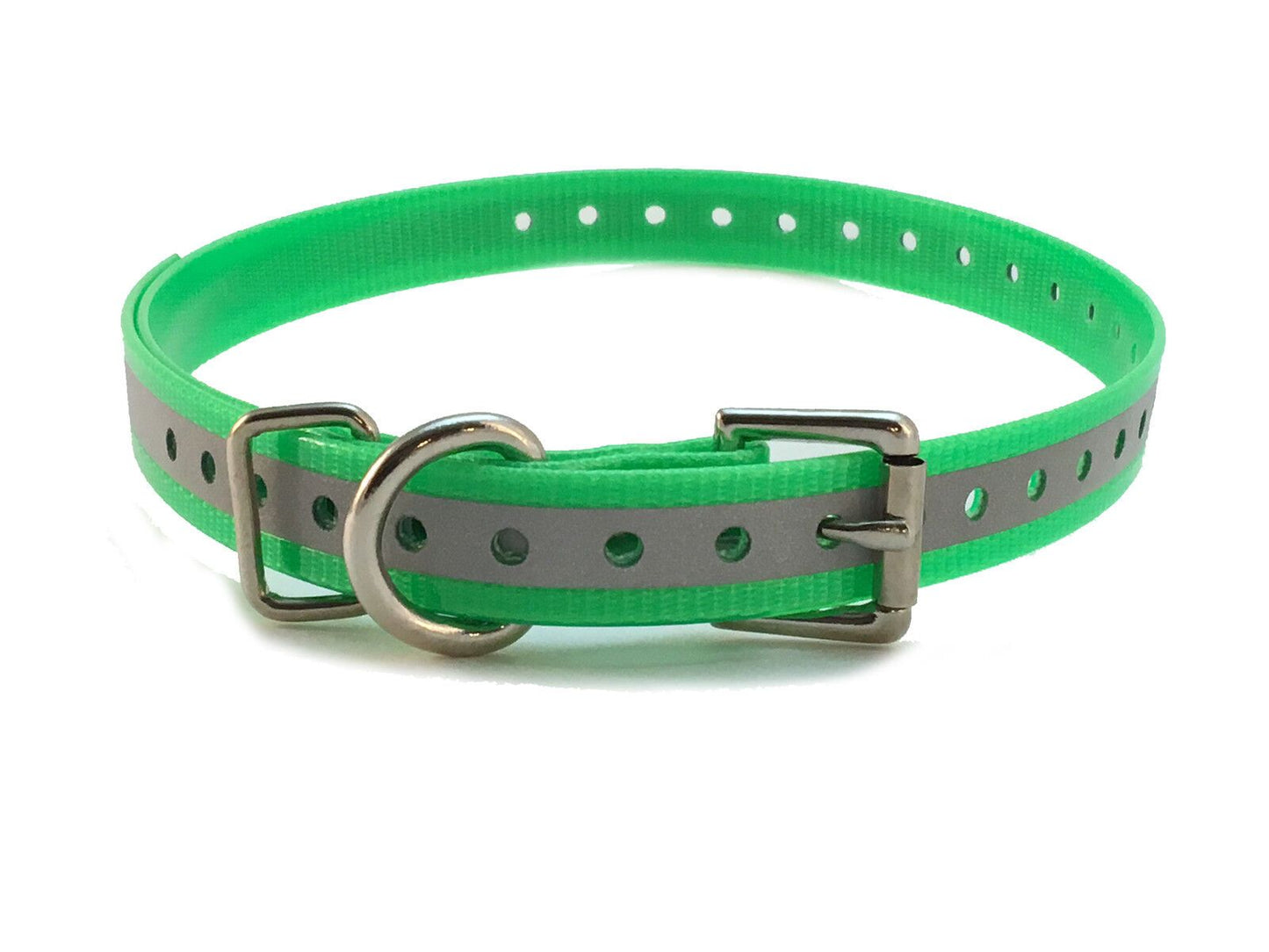 Sparky Pet Co 3/4 inch E Collar Reflective  Replacement Dog Strap- 7 Colors