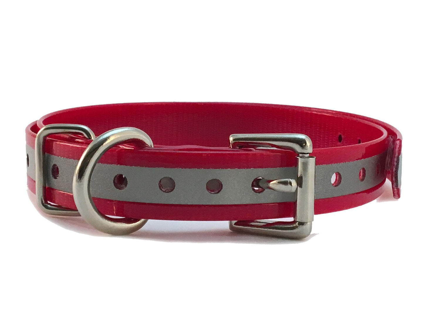 Sparky Pet Co 3/4 inch E Collar Reflective  Replacement Dog Strap- 7 Colors