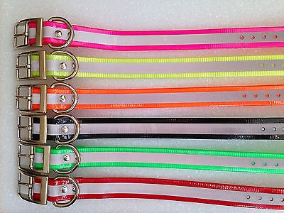 3/4 inch Reflective Dog Collar Strap Dogtra, Garmin  E Collar by Sparky Pet Co