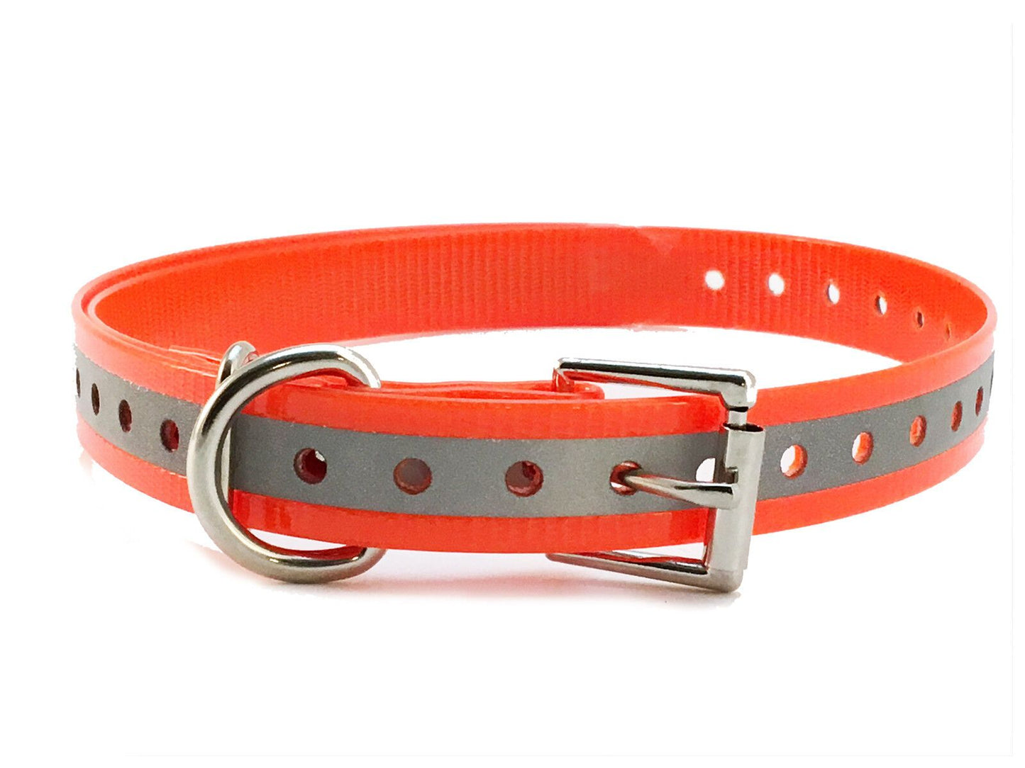 Sparky Pet Co 3/4 inch E Collar Reflective  Replacement Dog Strap- 7 Colors