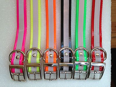 3/4 inch Reflective Dog Collar Strap Dogtra, Garmin  E Collar by Sparky Pet Co