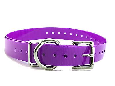 High Flex Pet Safe Vibration Bark Roller Buckle 3/4" Wireless Replacement Collar-Colors